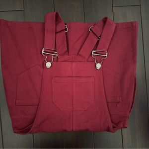 Juniors* size XS maroon skirt suspenders